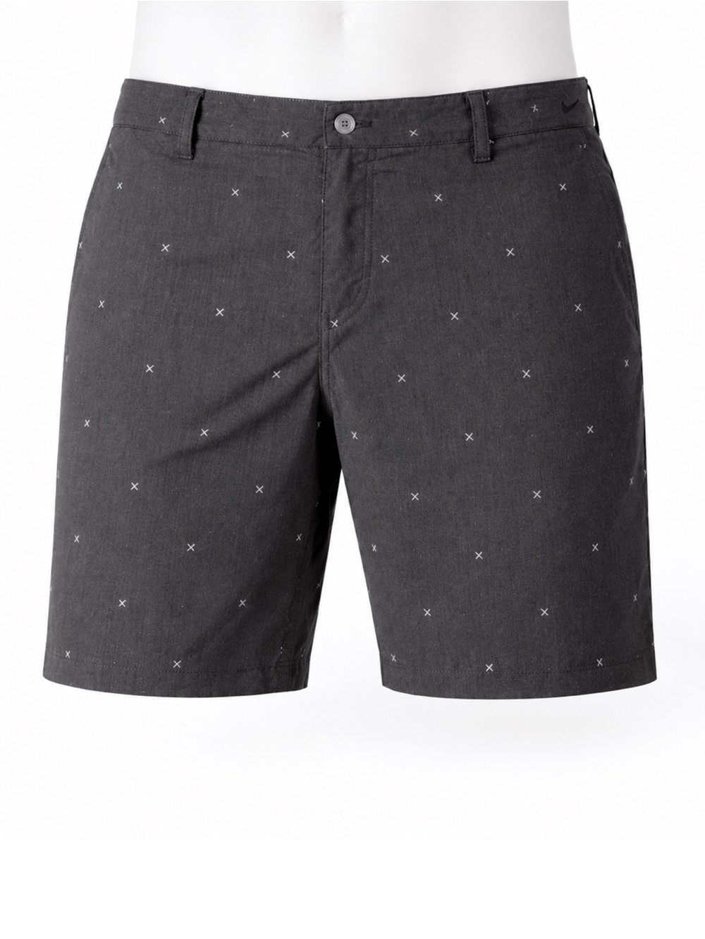 Size 40 Nike Men’s Dri-FIT Modern Fit Golf Shorts Grey Cross Print